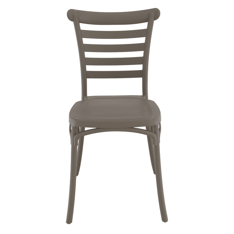 Rakásolható szék, szürkésbarna taupe, SAVITO