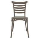 Rakásolható szék, szürkésbarna taupe, SAVITO