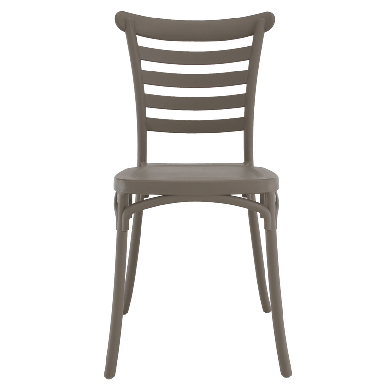 Rakásolható szék, szürkésbarna taupe, SAVITO