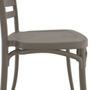 Rakásolható szék, szürkésbarna taupe, SAVITO