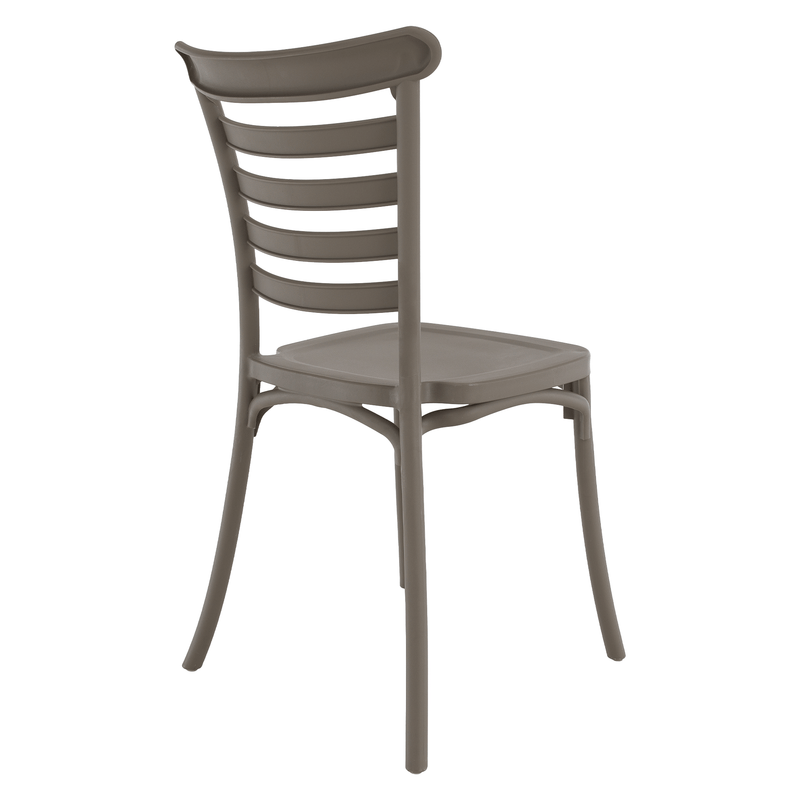 Rakásolható szék, szürkésbarna taupe, SAVITO