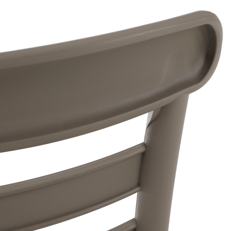 Rakásolható szék, szürkésbarna taupe, SAVITO