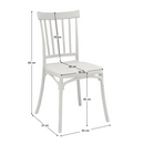 Rakásolható szék, szürkésbarna Taupe kasmír, SAZEN