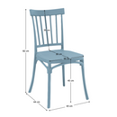 Rakásolható szék, kék, SAZEN