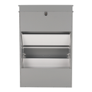 Cipőpolc, 2-soros, szürke, SEBER TYP 1