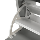 Cipőpolc, 4-soros, szürke, SEBER TYP 3