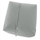 Babzsák, szürke / zöld szövet, ALIMOR