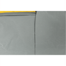 Babzsák, szürke / zöld szövet, ALIMOR