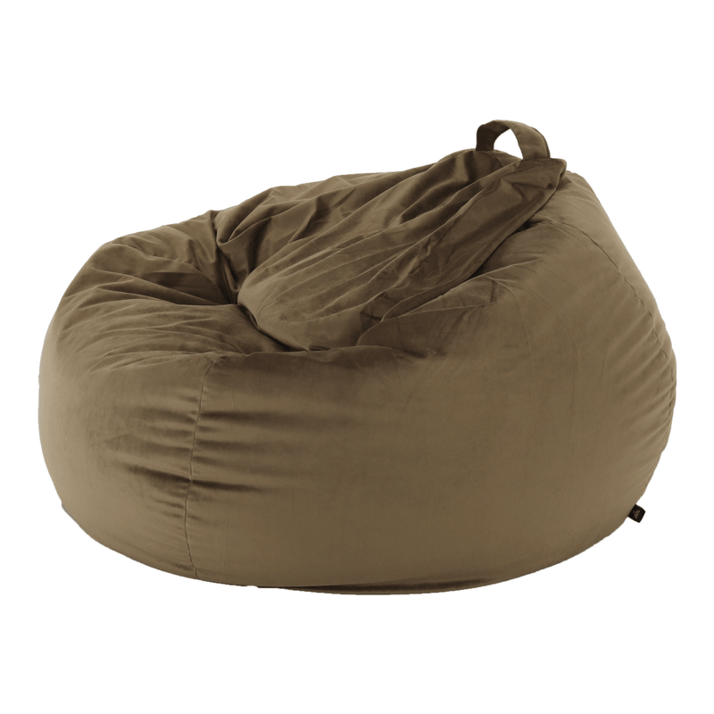 Babzsák, szürkésbarna TAUPE szövet, TRIKALO