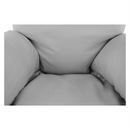 Babzsák, világosszürke anyag, TAMPO