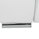 Ülőgarnitúra, műbőr fehér/szövet szürke melír, TONIKS