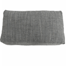 Ülőgarnitúra, műbőr fehér/szövet szürke melír, TONIKS