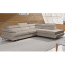 Ülőgarnitúra, világosbarna melír, szövet, jobbos, BUTON P