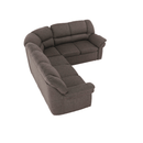 Ülőgarnitúra készlet, barna, jobb, AMELIA