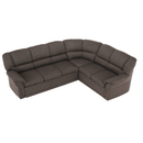 Ülőgarnitúra készlet, barna, jobb, AMELIA