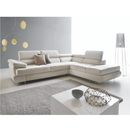 Ülőgarnitúra, világosszürke, szövet, jobbos, BUTON P