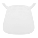 Rakásolható szék, fehér, FEDRA NEW