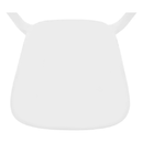 Rakásolható szék, fehér, FEDRA NEW