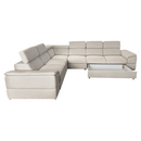 Ülőgarnitúra, bézs Majestic szövet, SEGORIA LUX