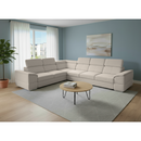 Ülőgarnitúra, bézs Majestic szövet, SEGORIA LUX