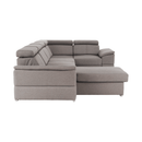 Ülőgarnitúra, szükésbarna Taupe, balos kivitel, SEGORIA ROH U