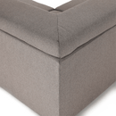 Ülőgarnitúra, szükésbarna Taupe, balos kivitel, SEGORIA ROH U