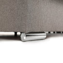 Ülőgarnitúra, szükésbarna Taupe, balos kivitel, SEGORIA ROH U