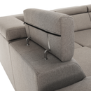 Ülőgarnitúra, szürkésbarna Taupe, jobbos kivitelezés, SEGORIA ROH U