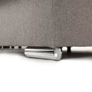 Ülőgarnitúra, szürkésbarna Taupe, jobbos kivitelezés, SEGORIA ROH U