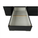 Ülőgarnitúra, sötétszürke, balos kivitel, SEGORIA ROH U