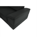 Ülőgarnitúra, sötétszürke, balos kivitel, SEGORIA ROH U