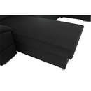 Ülőgarnitúra, sötétszürke, balos kivitel, SEGORIA ROH U