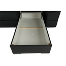 Ülőgarnitúra, sötétszürke, jobbos kivitel, SEGORIA ROH U