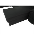 Ülőgarnitúra, sötétszürke, jobbos kivitel, SEGORIA ROH U