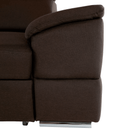 Ülőgarnitúra, szövet csoki, SEGORIA LUX