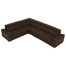 Ülőgarnitúra, szövet csoki, SEGORIA LUX