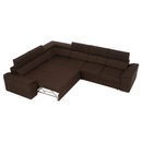 Ülőgarnitúra, szövet csoki, SEGORIA LUX