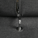 Sarok ülőgarnitúra, szürke, SEGORIA LUX