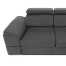 Sarok ülőgarnitúra, szürke, SEGORIA LUX