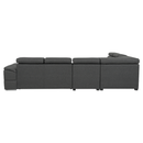 Sarok ülőgarnitúra, szürke, SEGORIA LUX