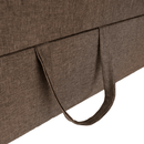 Ülőgarnitúra, szövet szürke-barna Taupe, SEGORIA LUX