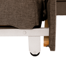 Ülőgarnitúra, szövet szürke-barna Taupe, SEGORIA LUX