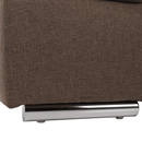 Ülőgarnitúra, szövet szürke-barna Taupe, SEGORIA LUX