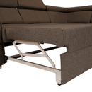 Ülőgarnitúra, szövet szürke-barna Taupe, SEGORIA LUX