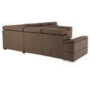 Ülőgarnitúra, szövet szürke-barna Taupe, SEGORIA LUX