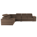 Ülőgarnitúra, szövet szürke-barna Taupe, SEGORIA LUX