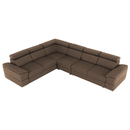 Ülőgarnitúra, szövet szürke-barna Taupe, SEGORIA LUX