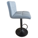 Bárszék, ekobőr szürke/fekete, SELEST