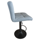 Bárszék, ekobőr szürke/fekete, SELEST