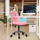 Forgószék, rózsaszín/króm, SELVA